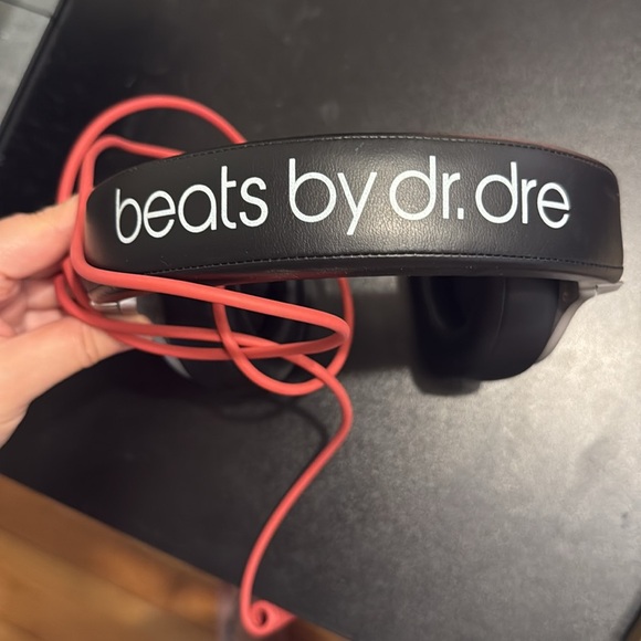 Beats Over-Ear Headphones - Black and Red - Picture 3 of 5